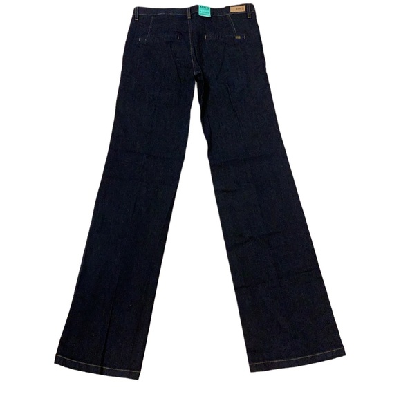 MNG By MANGO Simone Bootcut Trouser Dark Blue Jeans NWT - Picture 3 of 4